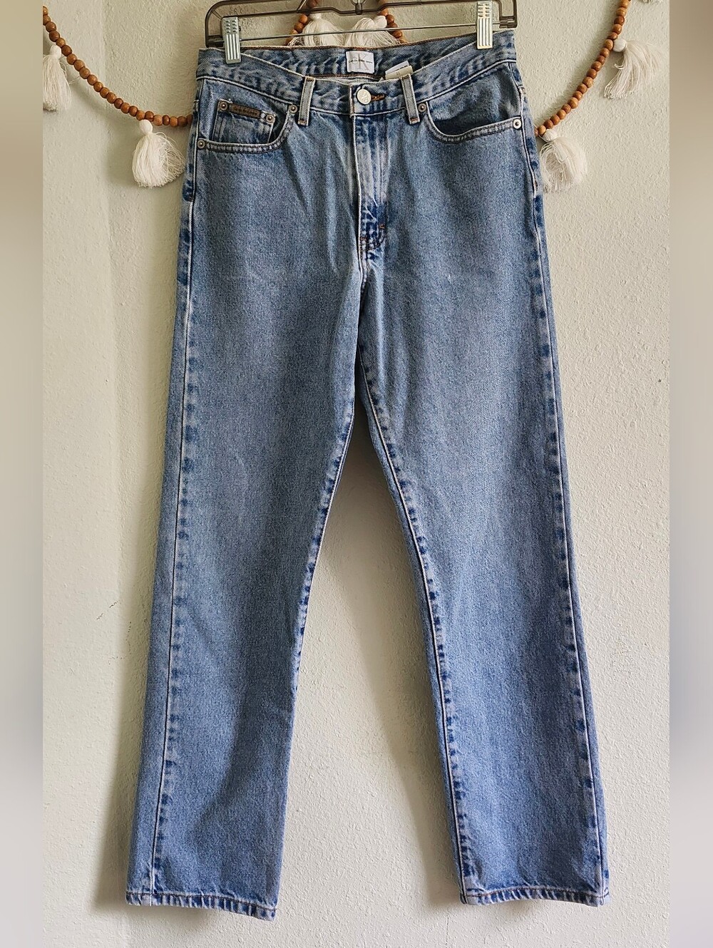 Calvin Klein Stone Wash Straight Leg Jeans